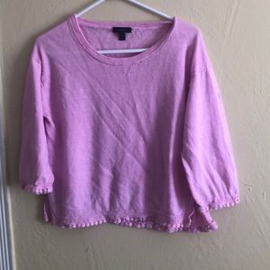 J.Crew beautiful pink blouse